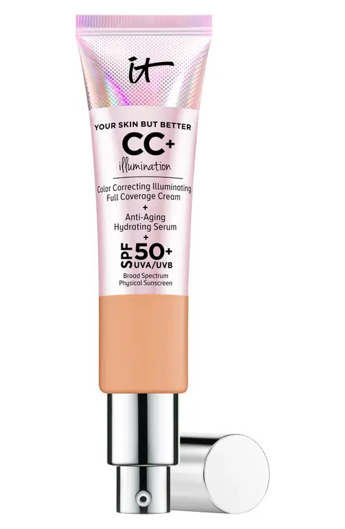IT Cosmetics CC+ Cream Illumination SPF 50+ Full Coverage Cream Corrector & Serum in Neutral Tan at  | Nordstrom