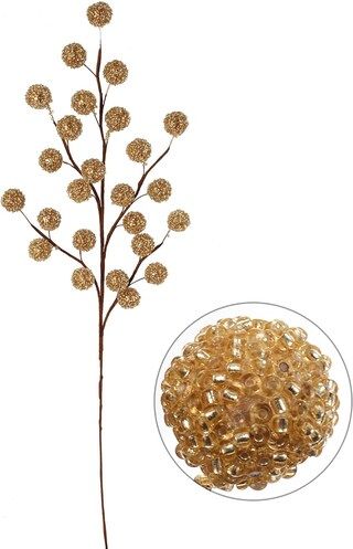 Charming 17-Inch Handcrafted Beaded Berry Spray - Elegant Home Decor Accent, Pack of 12 | Michael... | Michaels Stores