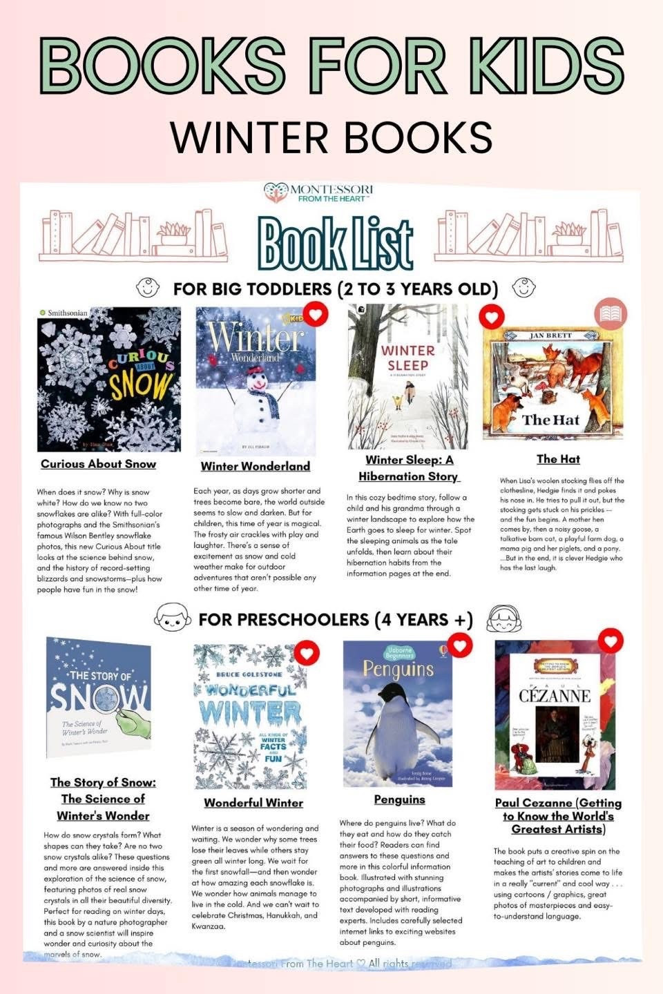 Winter Books For Kids 

#LTKHoliday #LTKKids #LTKSeasonal