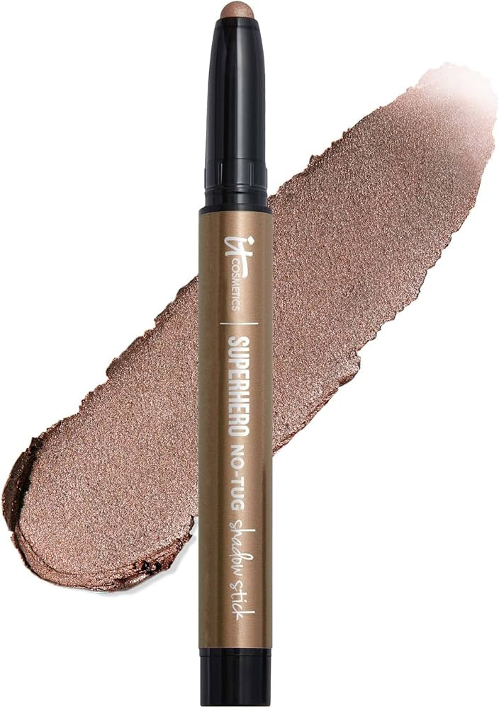 IT Cosmetics Superhero No-Tug Waterproof Eyeshadow Stick - Longwear Blendable Cream with Built-In... | Amazon (US)