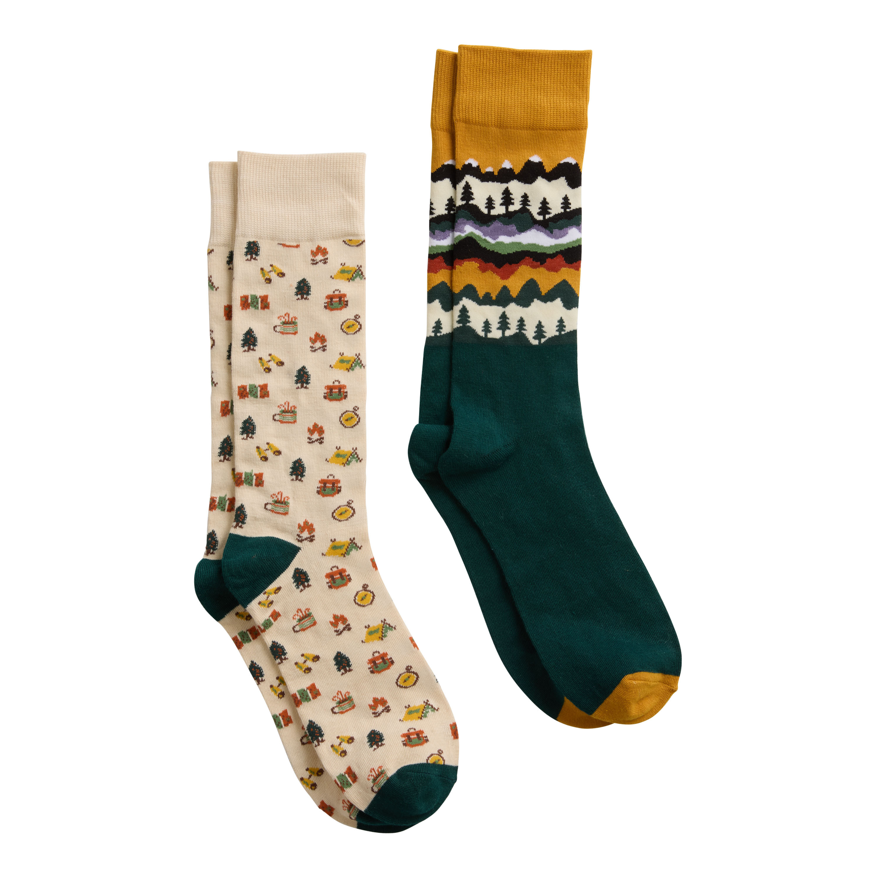 Men's Camping Socks 2 Piece Gift Set | World Market
