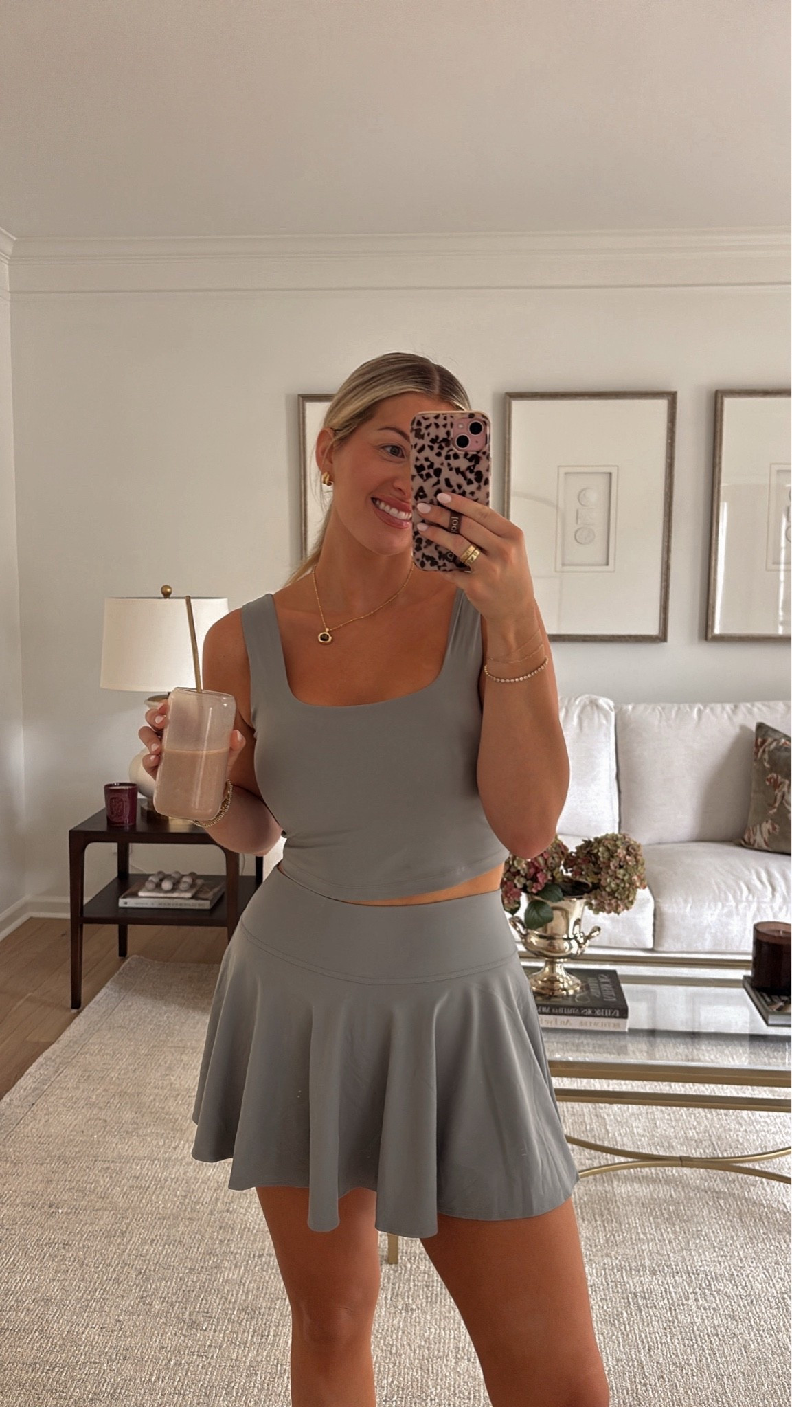 my set + necklace are on deal for prime big deal days! 🤍 I’m wearing a large in both and am a M/L!