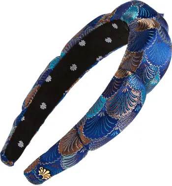 Metallic Seashell Scallop Headband | Nordstrom