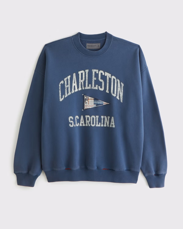 Charleston Graphic Crew Sweatshirt | Abercrombie & Fitch (US)
