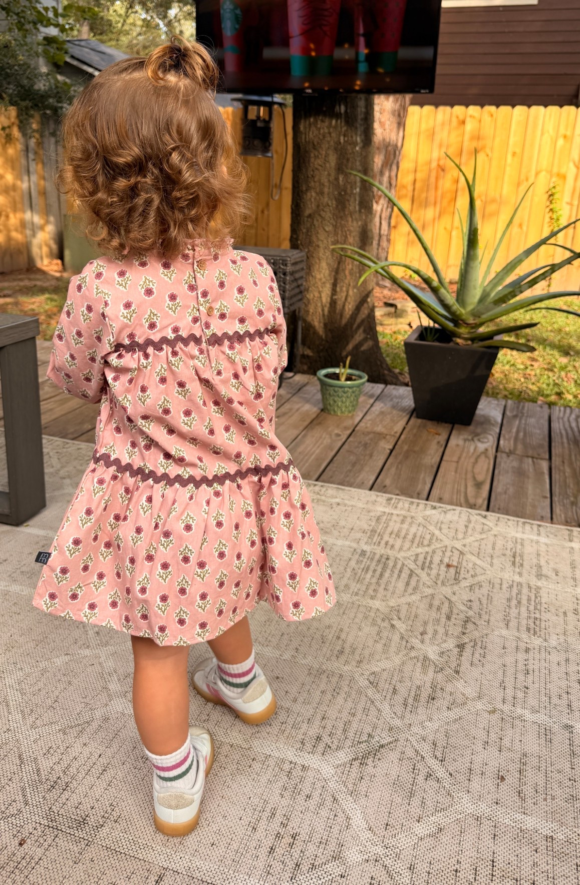 Fall winter toddler girl dress print floral 

#LTKKids #LTKHoliday #LTKootd