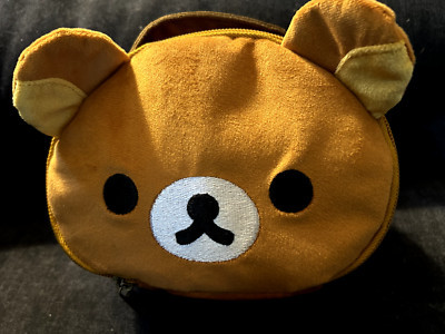 San-X Rilakkuma Figural Plush Pouch Makeup Bag NWT | eBay US