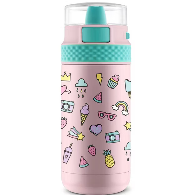 Ello 12oz Stainless Steel Ride Kids' Water Bottle | Target