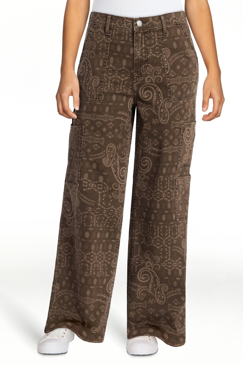 No Boundaries Women's Wide Leg Cargo Pants, 31.5" Inseam, Sizes XXS-4X | Walmart (US)