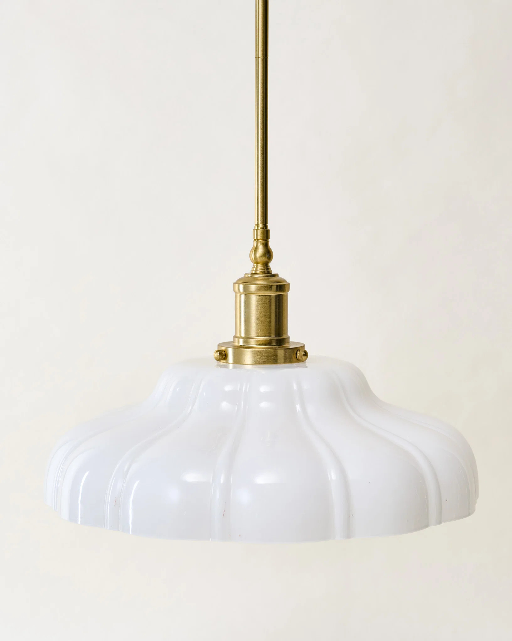 Polly Milk Glass Pendant | Magnolia