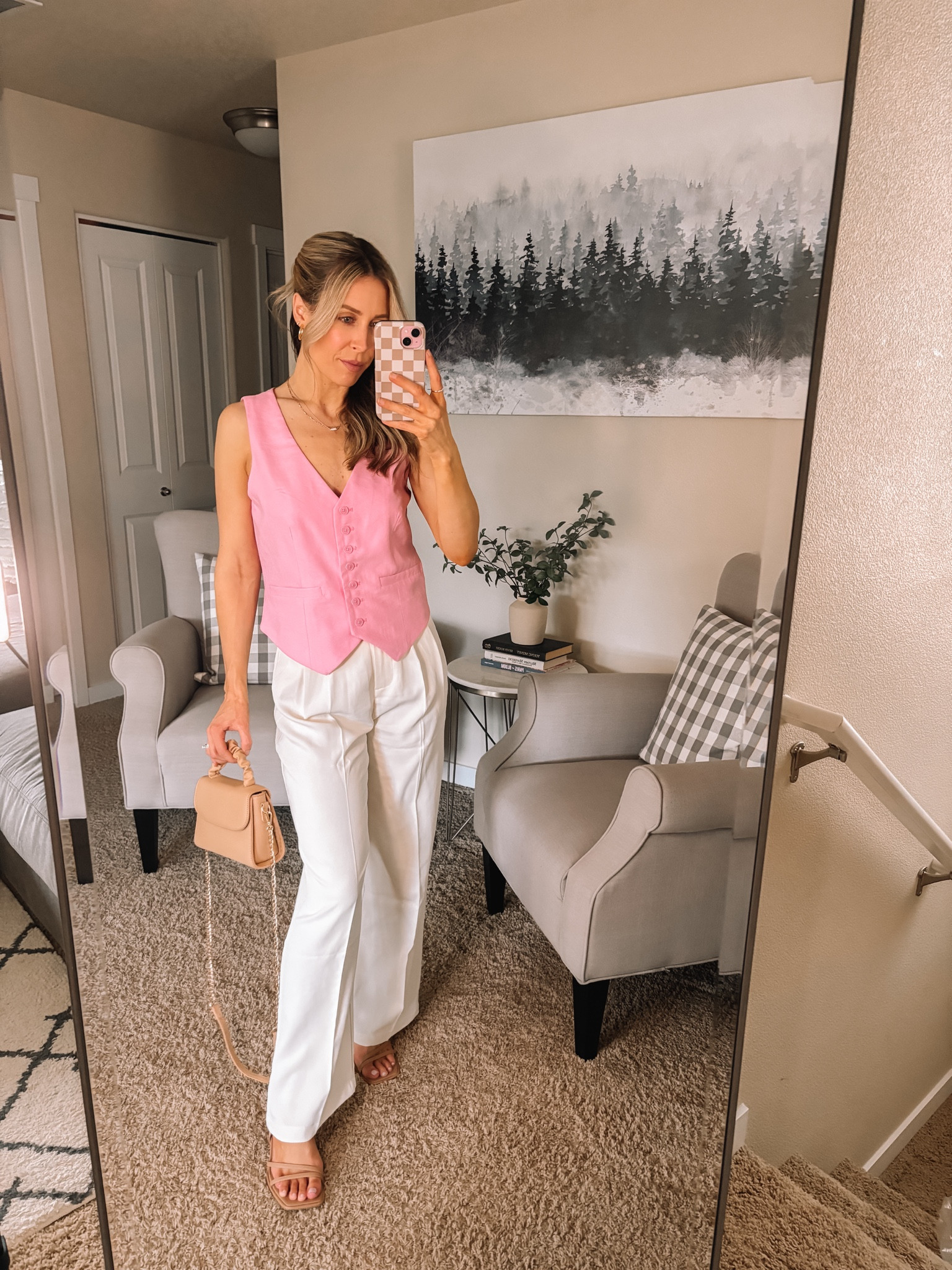 Very into vests right now. This one from Target is so cute! Runs slightly big. I’m in an XS in top and pants  

#LTKstyletip #LTKworkwear #LTKfindsunder50