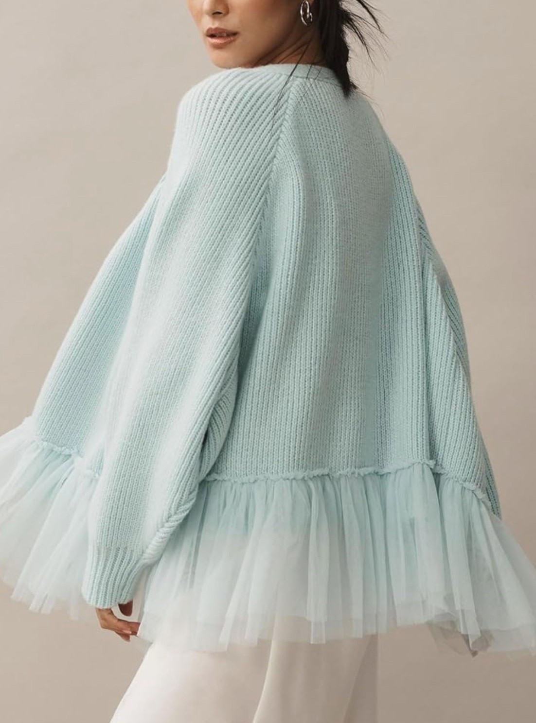 Open Front Chunky Cardigan Sweaters for Women Dressy Lace Long Sleeve Cable Knit Sweater Outwears. Comes in 3 colors
