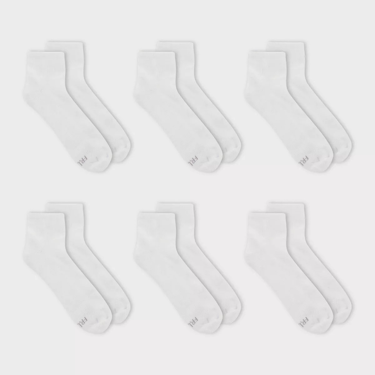 Fruit of the Loom Women's Cushioned 6pk Ankle Athletic Socks 4-10 | Target