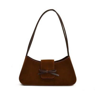 Brown Suede Purses, Y2K Trendy Shoulder Bag for Women, Patent Leather Hobo Bags Clutch Handbags Cute Bow Purse | Target