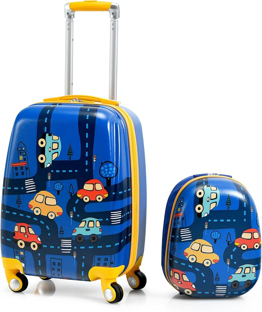 HONEY JOY 2 Pcs Kids Carry On Luggage | Amazon (US)