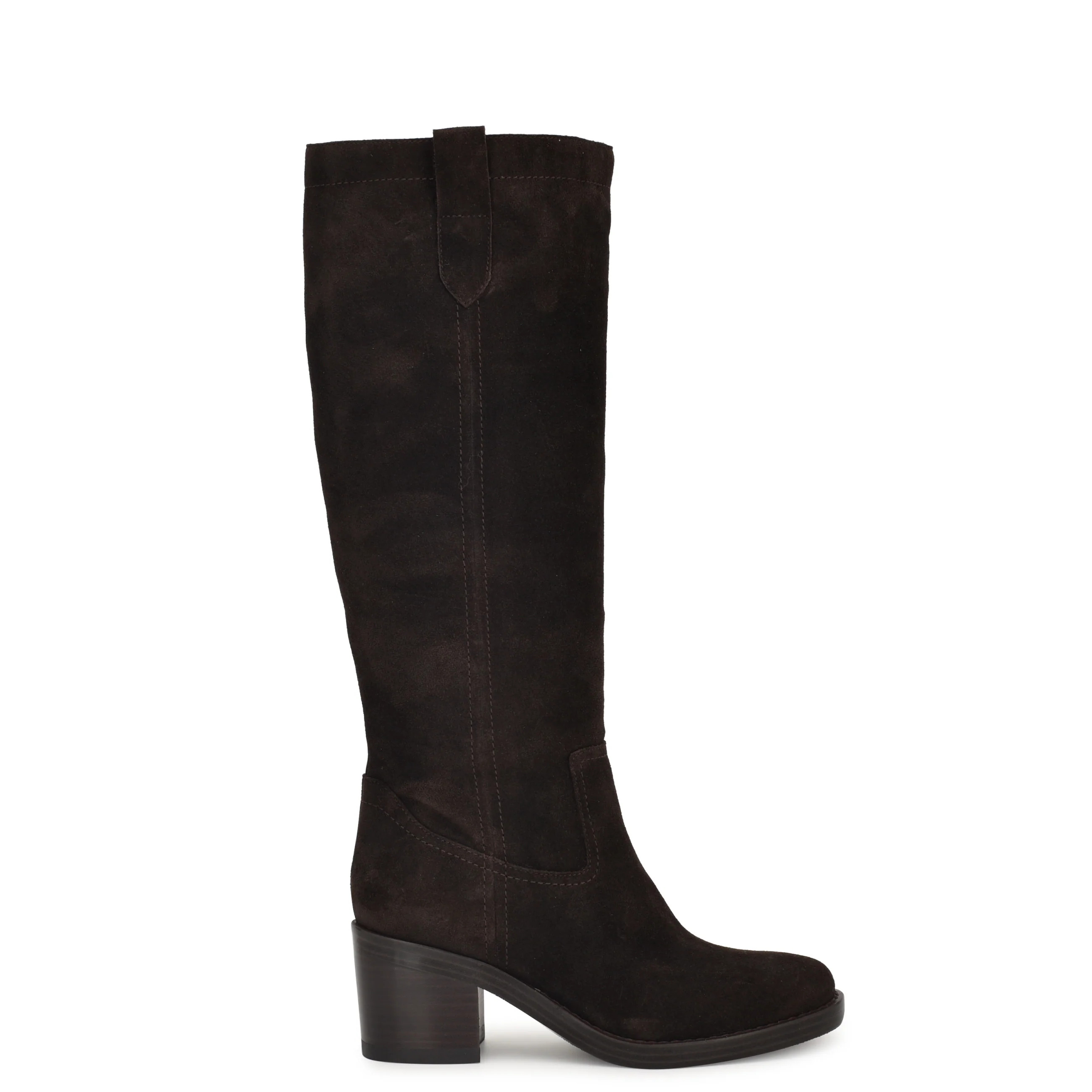 Hecee Block Heel Tailored Leather Boots | Nine West (US)