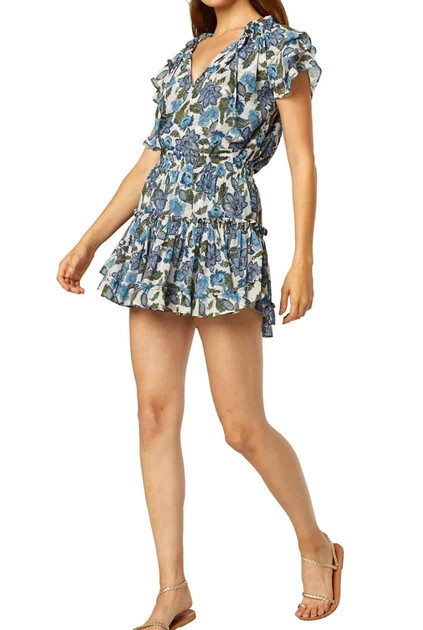 Marion Skirt In Flora Azulia | Shop Premium Outlets