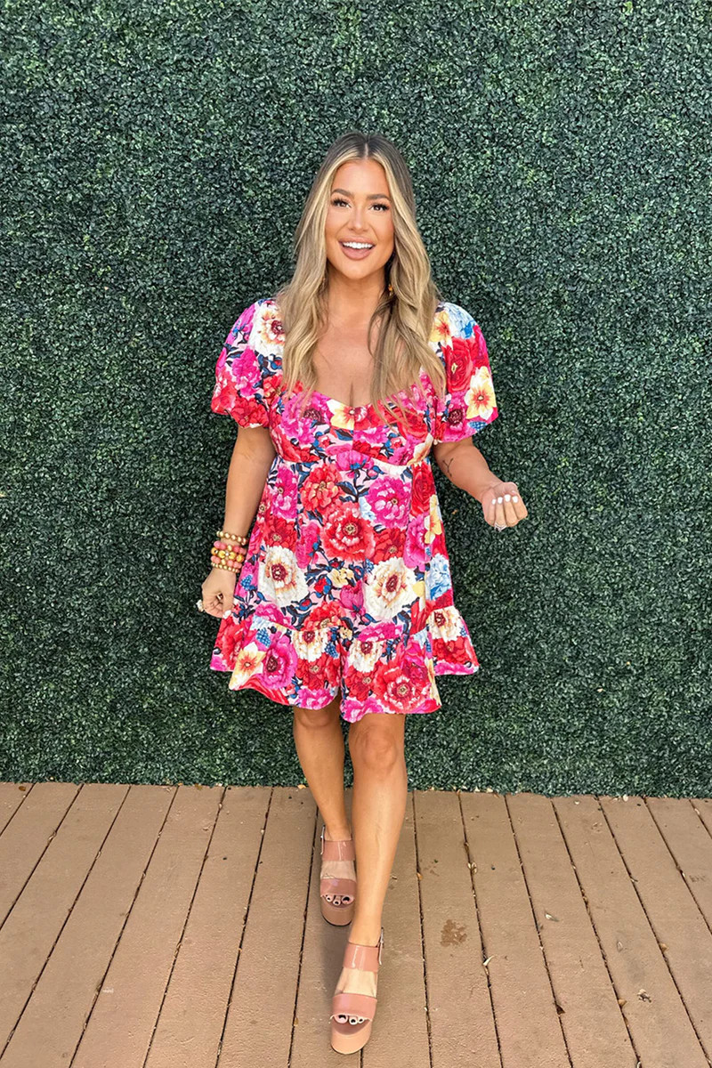 BuddyLove | Diego Babydoll Mini Dress | Jubilee | BuddyLove