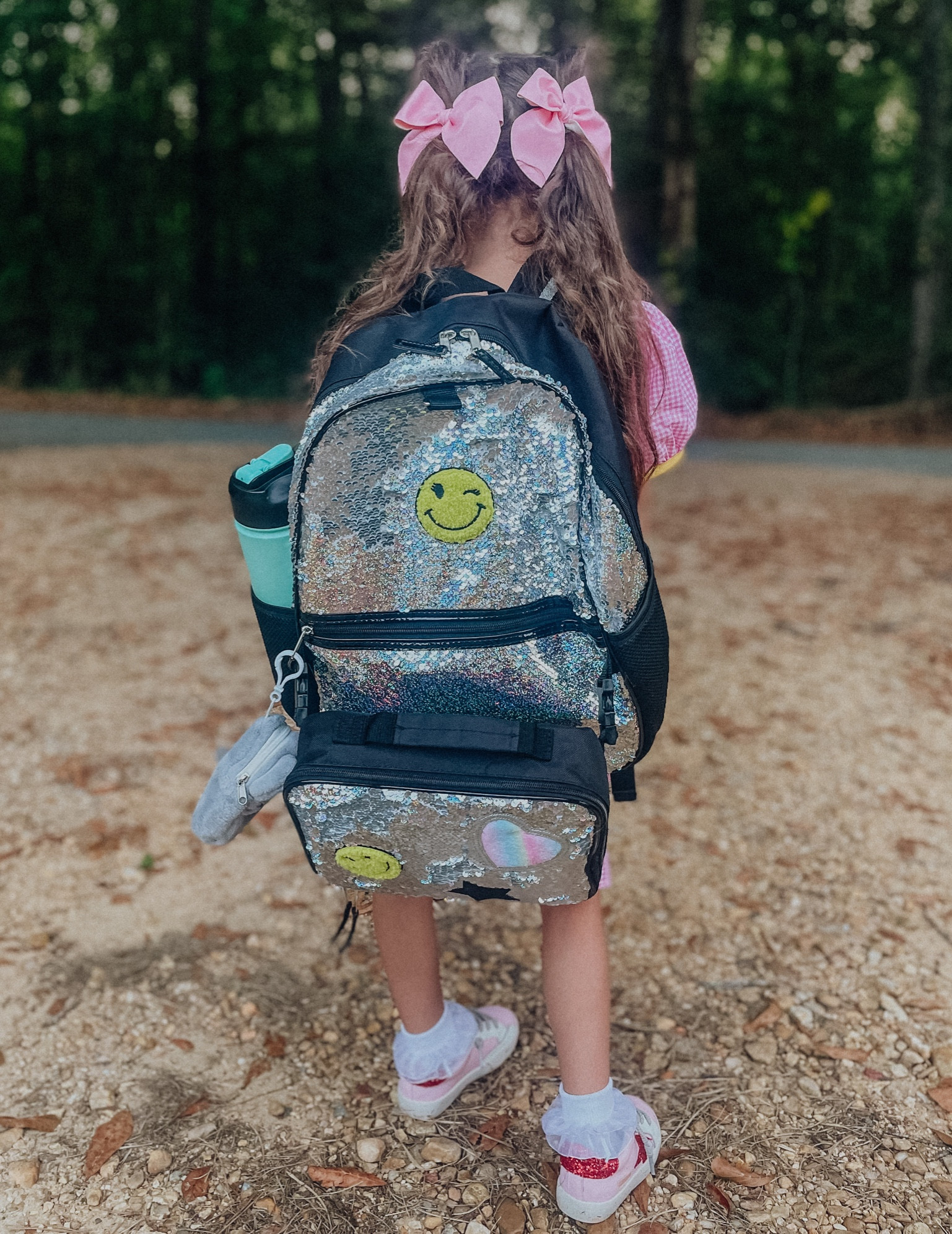 We’re obsessed with her new backpack by schoolvibes! 
And ofc our go to socks!

Back to school kids girls outfit booksack book bag and lunch box also comes with headphones!!

#LTKBacktoSchool #LTKkids #LTKfamily