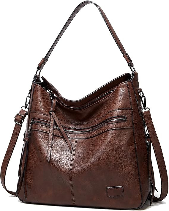 Bolsas Hobo para mulheres, NZ SIXVONA Grande bolsa de mão Hobo bolsa de ombro para mulheres | Amazon (BR)