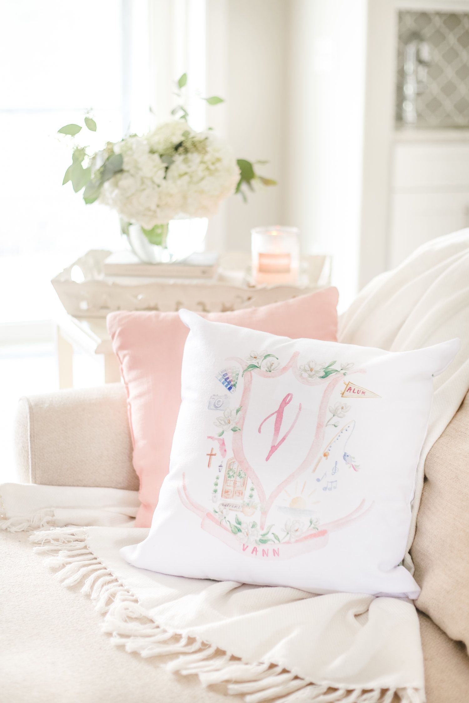 Crest Pillow — Simply Jessica Marie | Simply Jessica Marie