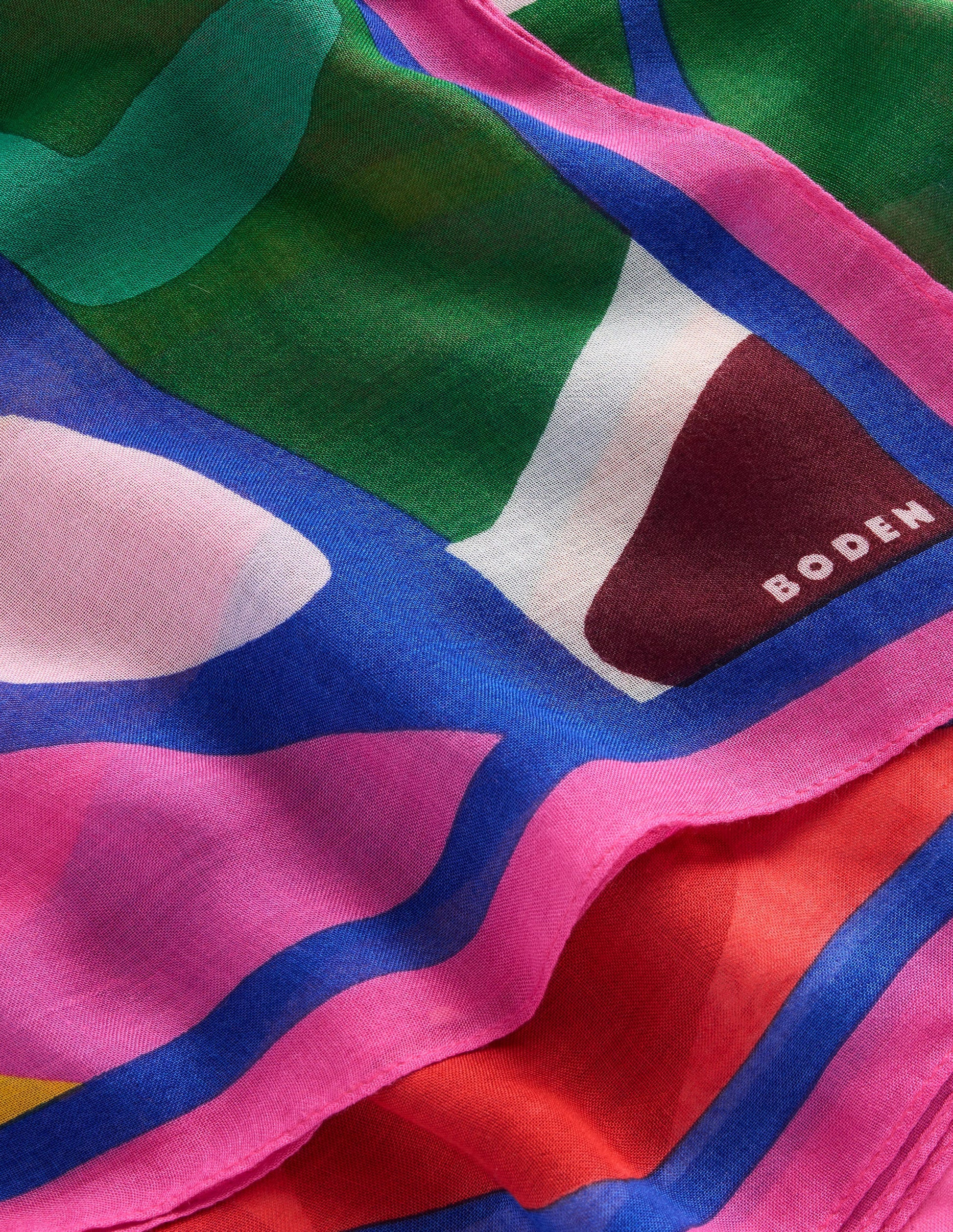 Printed Sarong Scarf-Multi, Leafy Cascade | Boden (US)