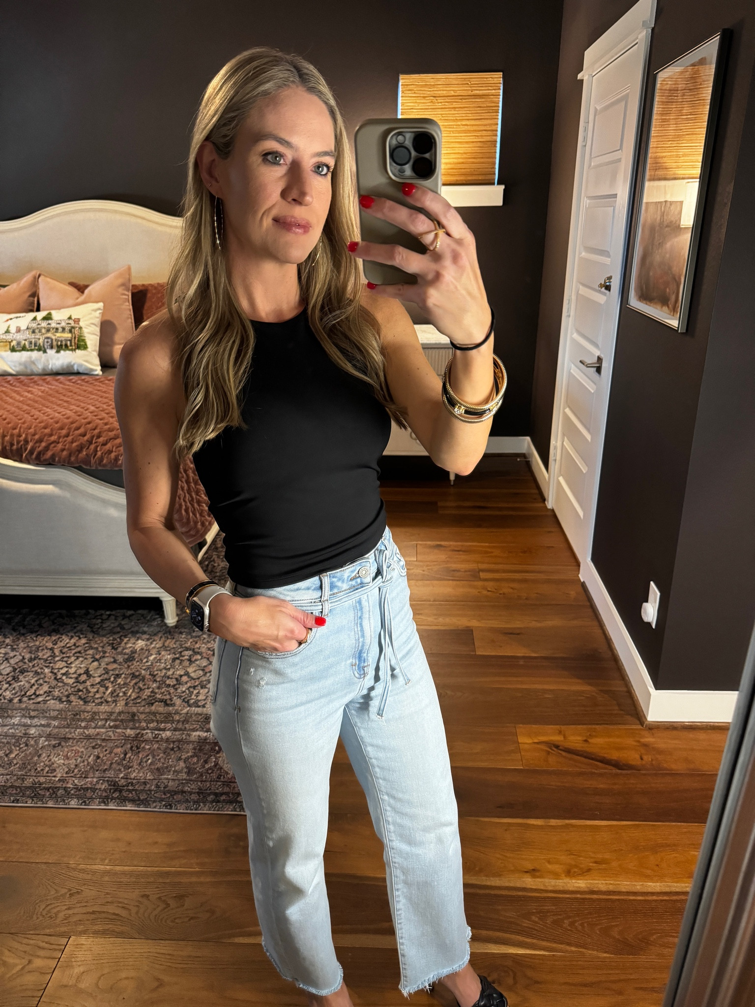 ✨Back in Stock✨

These jeans have been a staple fave of mine and are back in stock. They have great stretch and are easy to dress up or down. I’m wearing 26 TTS. 

I’ve linked other favorite jeans as well   

#everypiecefits

Denim
Wide leg
Casual outfit
Dinner outfit
Brunch outfit
Winter outfit 

#LTKOver40 #LTKSeasonal #LTKSaleAlert