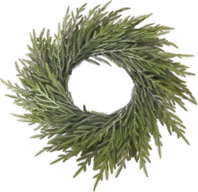 Artgar 26" Christmas Wreath, Large Pine Wreath, Christmas Wreaths for Front Door, Artificial Gree... | Amazon (US)