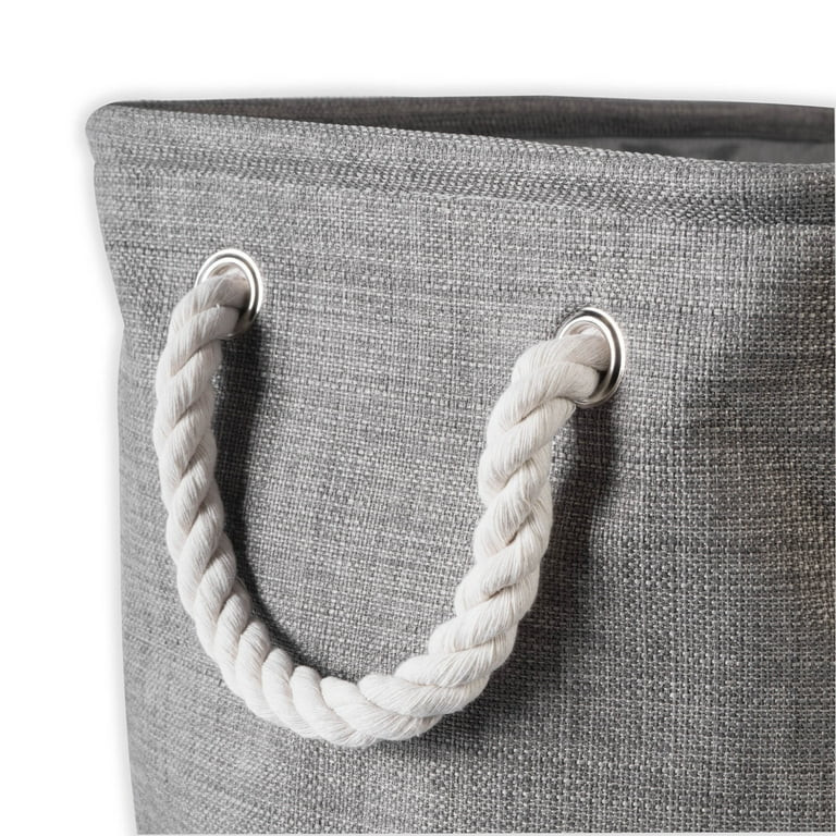 DII Collapsible Polyester Storage Bin, Variegated, Gray, Medium | Walmart (US)