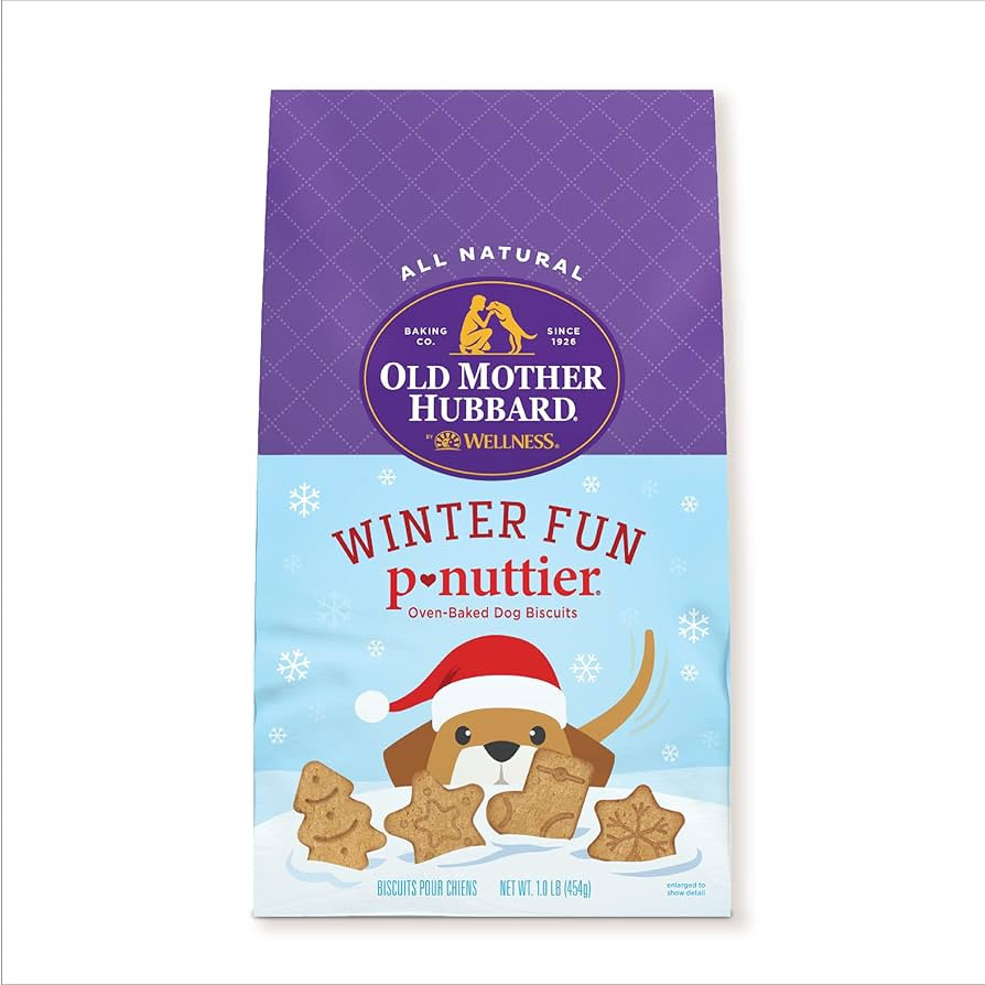Old Mother Hubbard by Wellness Winter Fun P-Nuttier Natural Dog Treats, Crunchy Oven-Baked Biscui... | Amazon (US)