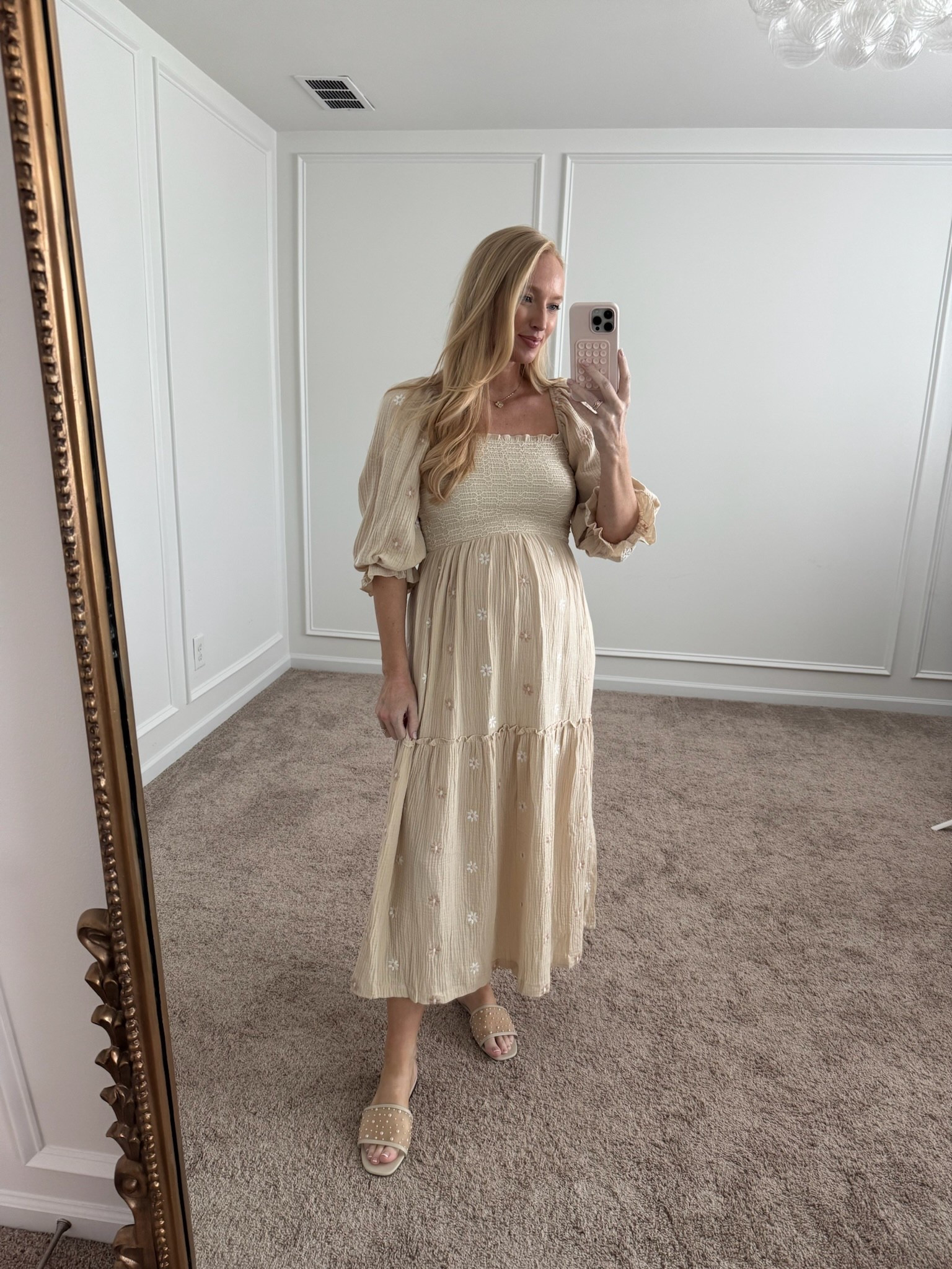 I can’t believe this dress is Amazon! It looks and feels so much like the Free People one. Wearing size small. Spring dresses // bump friendly dresses // maxi dresses // designer inspired dresses // look for less 

#LTKBump #LTKSummerEdit #LTKFindsUnder100