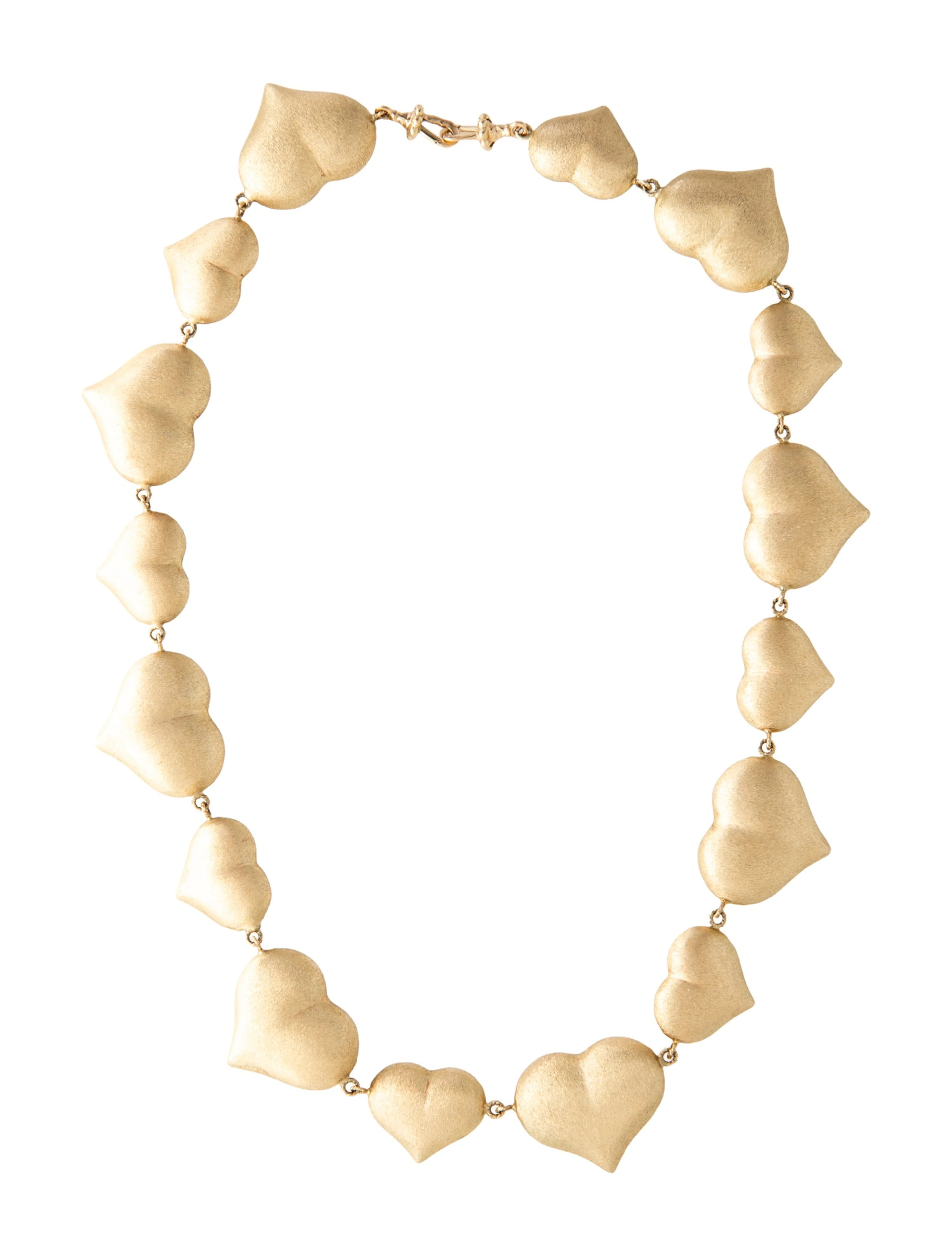 14K Heart Chain Necklace | The RealReal