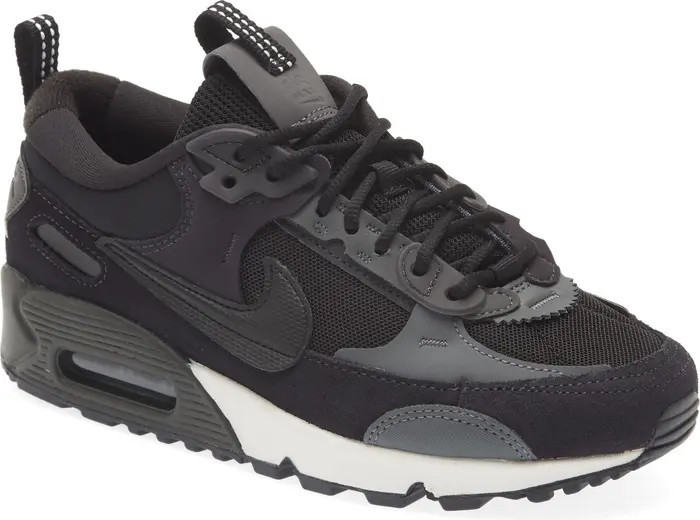 Air Max 90 Futura Sneaker | Black Sneaker Outfit | Sneakers Womens | Sneakers With Dress | Nordstrom