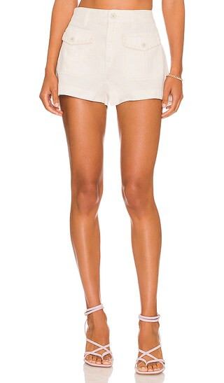 Zimmermann Mini Short in White. - size 4/XL (also in 3/L) | Revolve Clothing (Global)