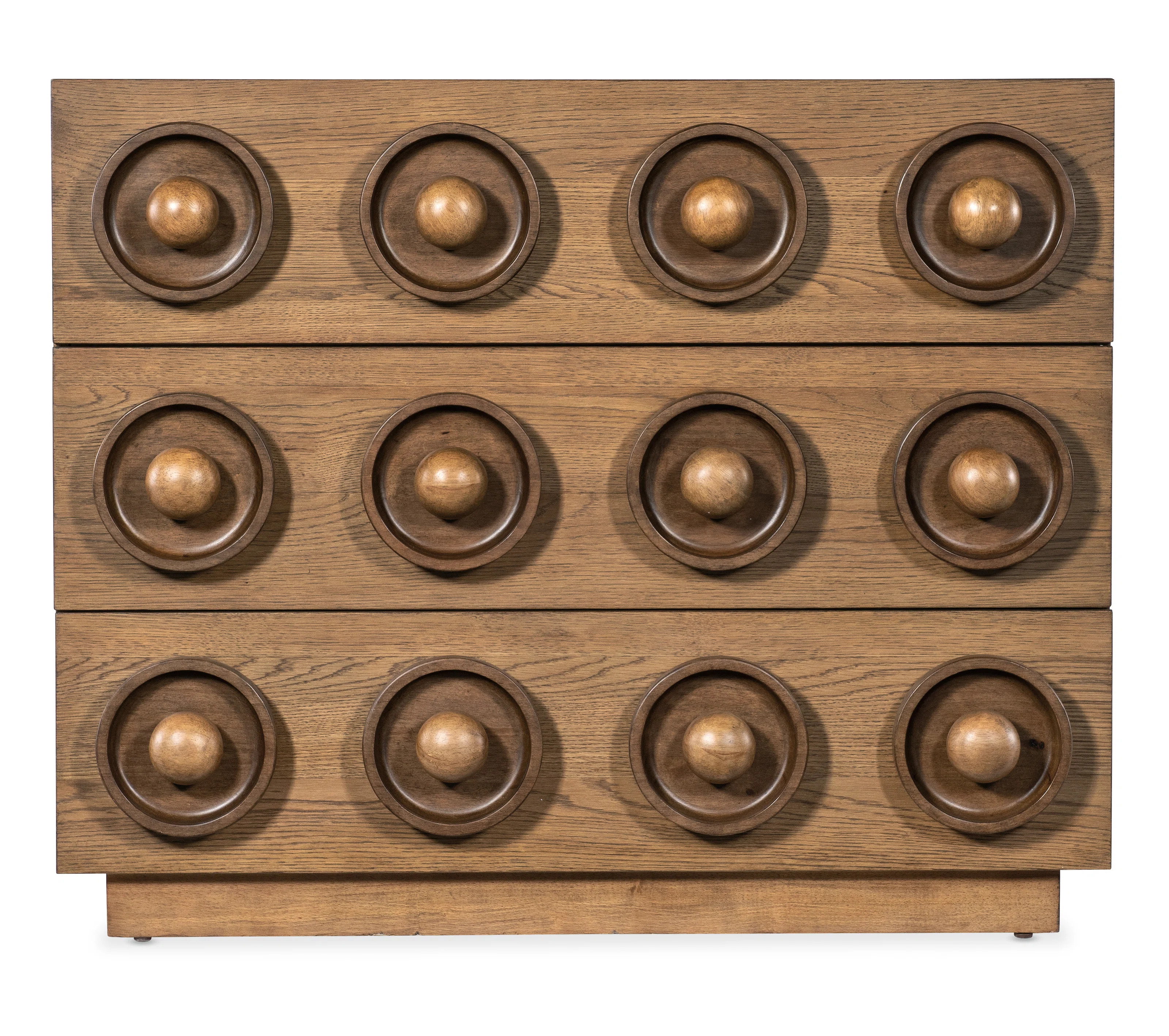 Commerce and Market Knobby 3-Drawer Accent Chest | Wayfair North America