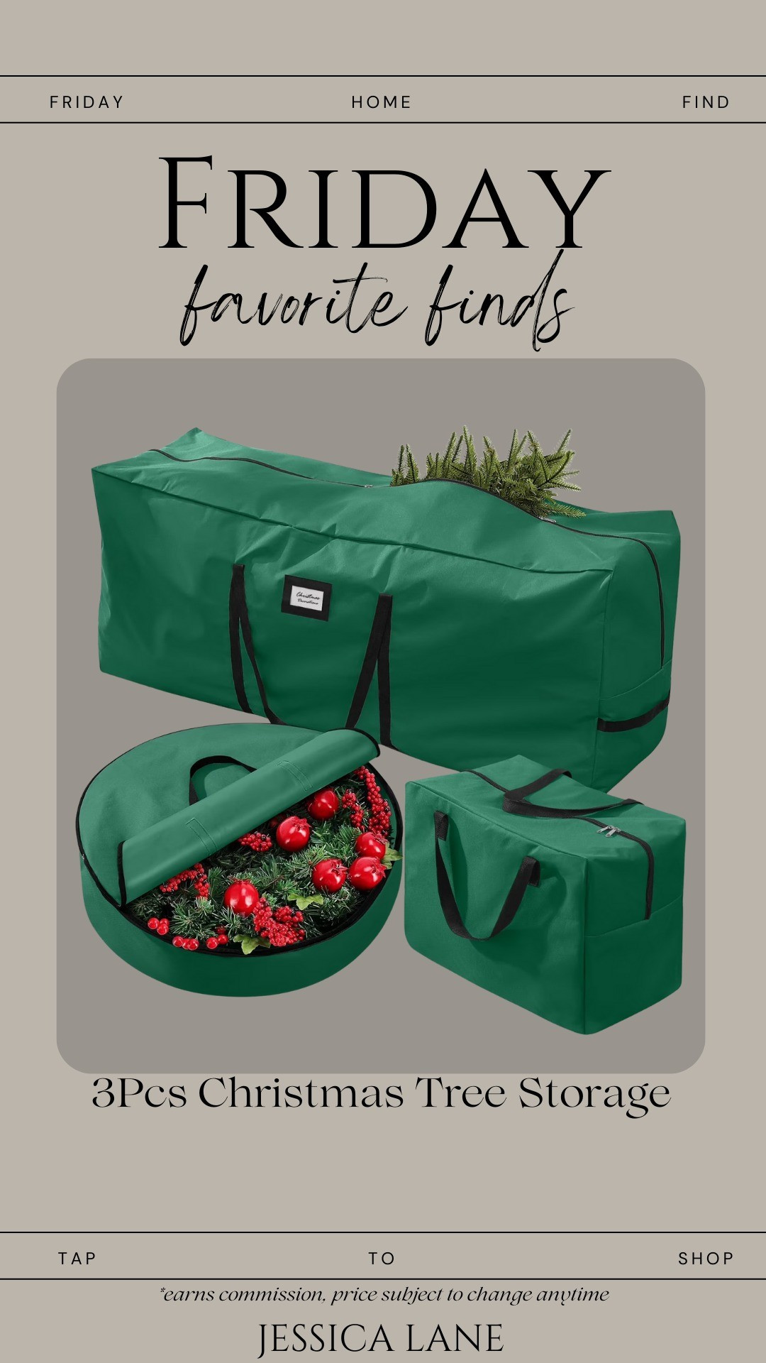 Love this 3-piece storage set designed specifically for Christmas trees, wreaths, and ornaments. A complete, cohesive system that makes storing holiday decor simple and organized.#WalmartFinds #HolidayStorage

#LTKHoliday #LTKSeasonal #LTKHome