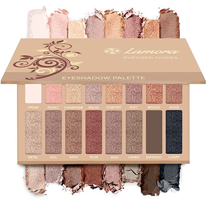 Best Pro Eyeshadow Palette Makeup - Matte Shimmer 16 Colors - Highly Pigmented - Professional Nud... | Amazon (US)