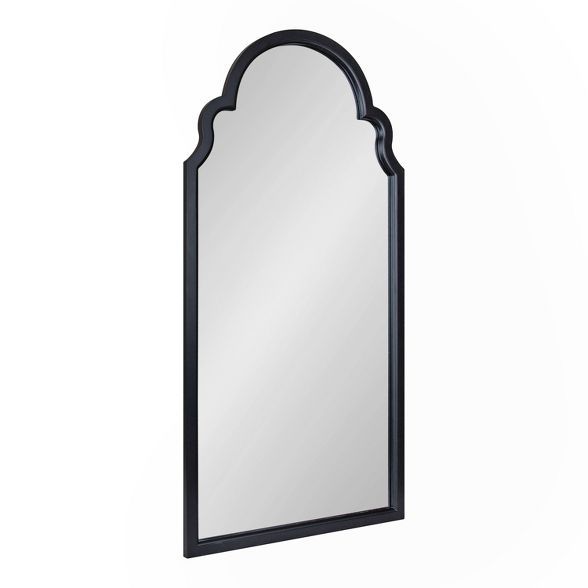 24" x 48" Hogan Arch Wall Mirror Black - Kate & Laurel All Things Decor | Target