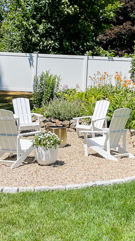 Enjoy the outdoors this season around your personal fire pit and Adirondack chairs

#LTKhome #LTKfamily