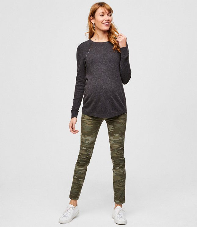 Maternity Camo Leggings in Five Pocket | LOFT | LOFT