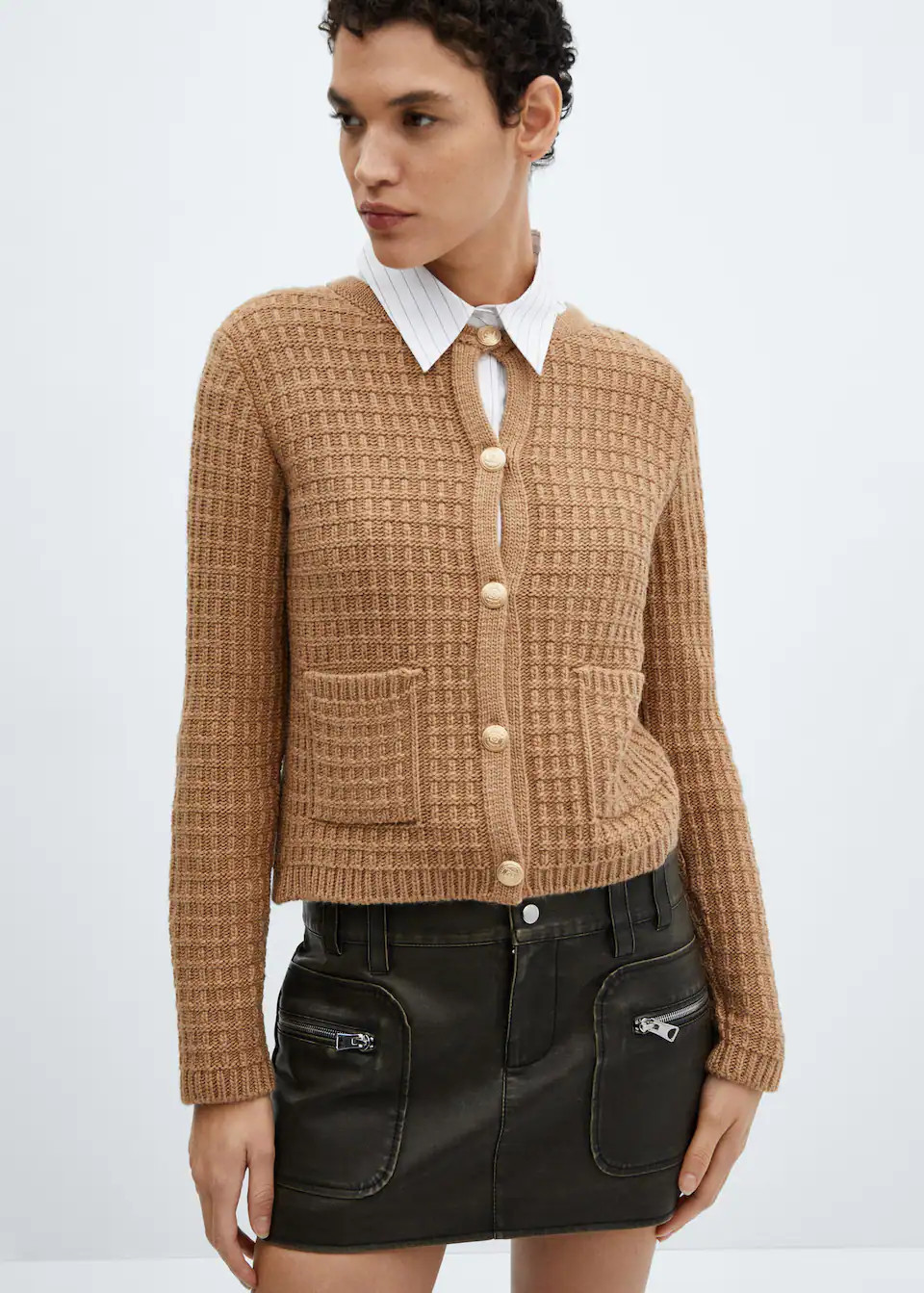 Button knit cardigan -  Women | Mango USA | MANGO (US)