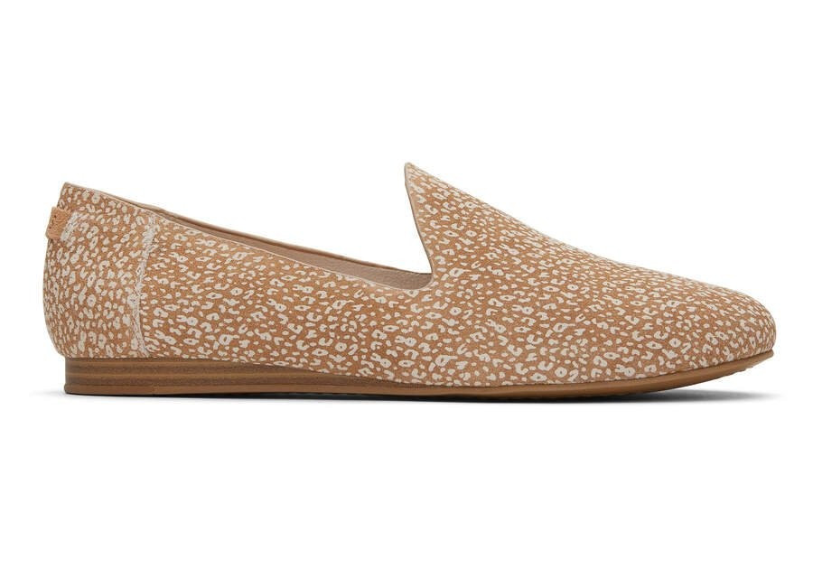 Tan Oiled Nubuck Women's Darcy Flats | TOMS | TOMS (US)
