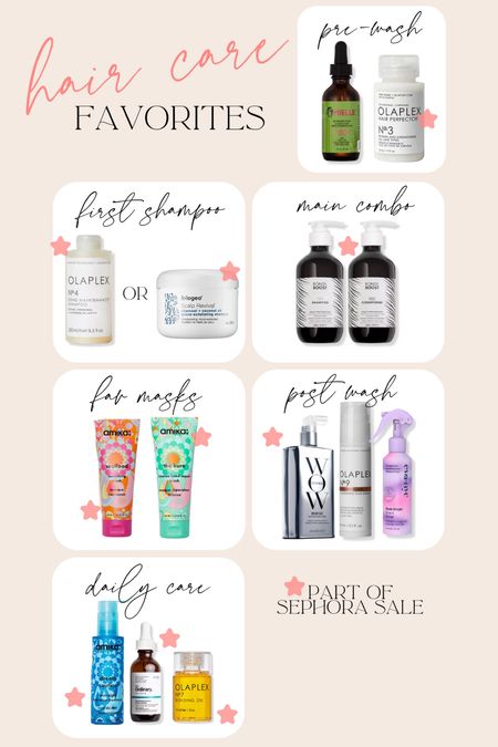 my long list of hair care favs! Most are part of the Sephora sale 🫶🏻

#LTKxSephora #LTKbeauty