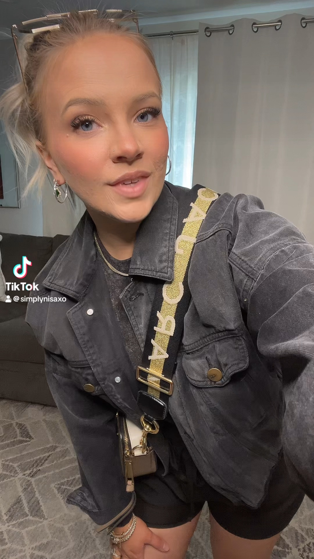 Black denim jacket, black shorts, spring outfit idea

#LTKbeauty #LTKitbag #LTKshoecrush #LTKstyletip #LTKfindsunder100 #LTKfindsunder50 #LTKsalealert #LTKworkwear #LTKmidsize #LTKVideo #LTKSeasonal #LTKU