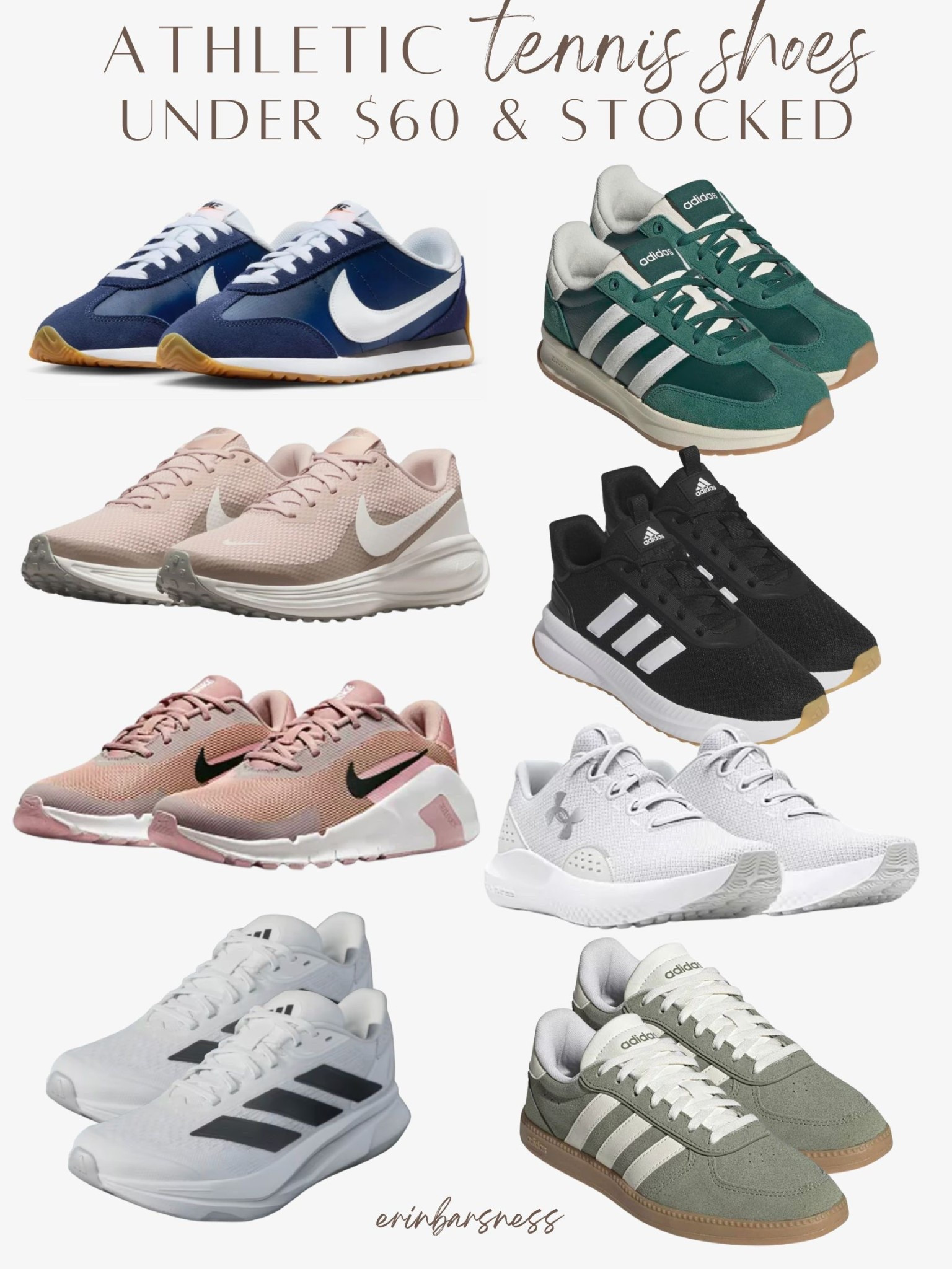 Athletic shoes under $60 that are stocked with sizes and ones you’ll actually wear outside the gym. 

#LTKootd #LTKfitnessgoals #LTKSaleAlert