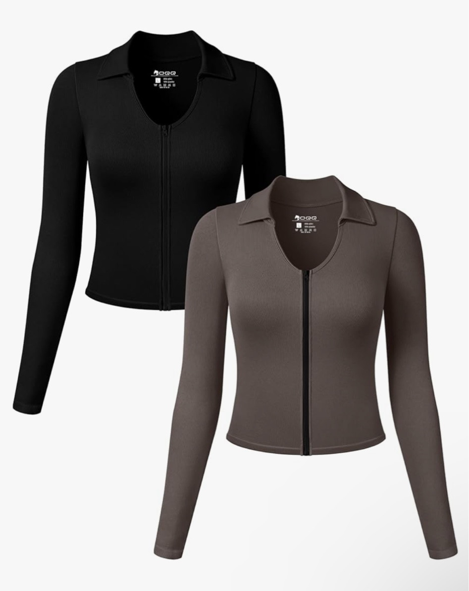 OQQ Womens 2 Piece Long Sleeve 

#LTKFitness #LTKFindsUnder100 #LTKFindsUnder50