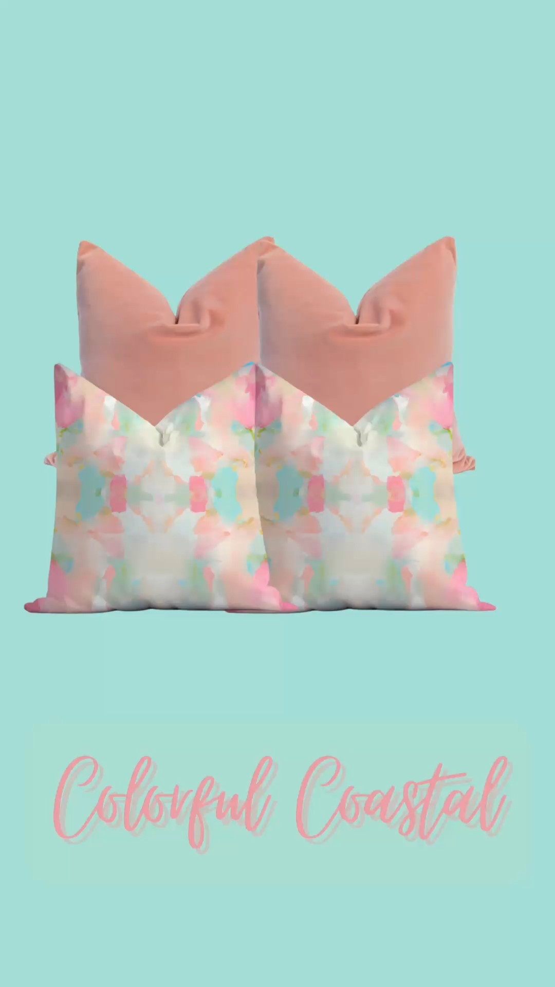 Watercolor throw pillow combos.

Colorful Coastal, Coastal design, always add color, accent pillows


#LTKHome