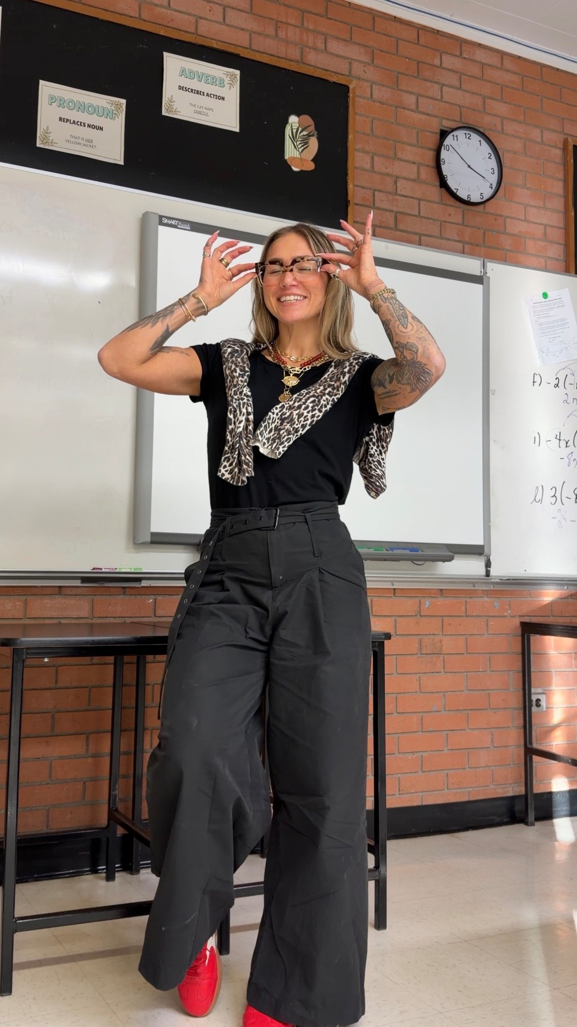 Comfortable teacher outfit! All black with leopard print cardigan @jcrew  

#LTKcanada #LTKwinter #LTKworkwear