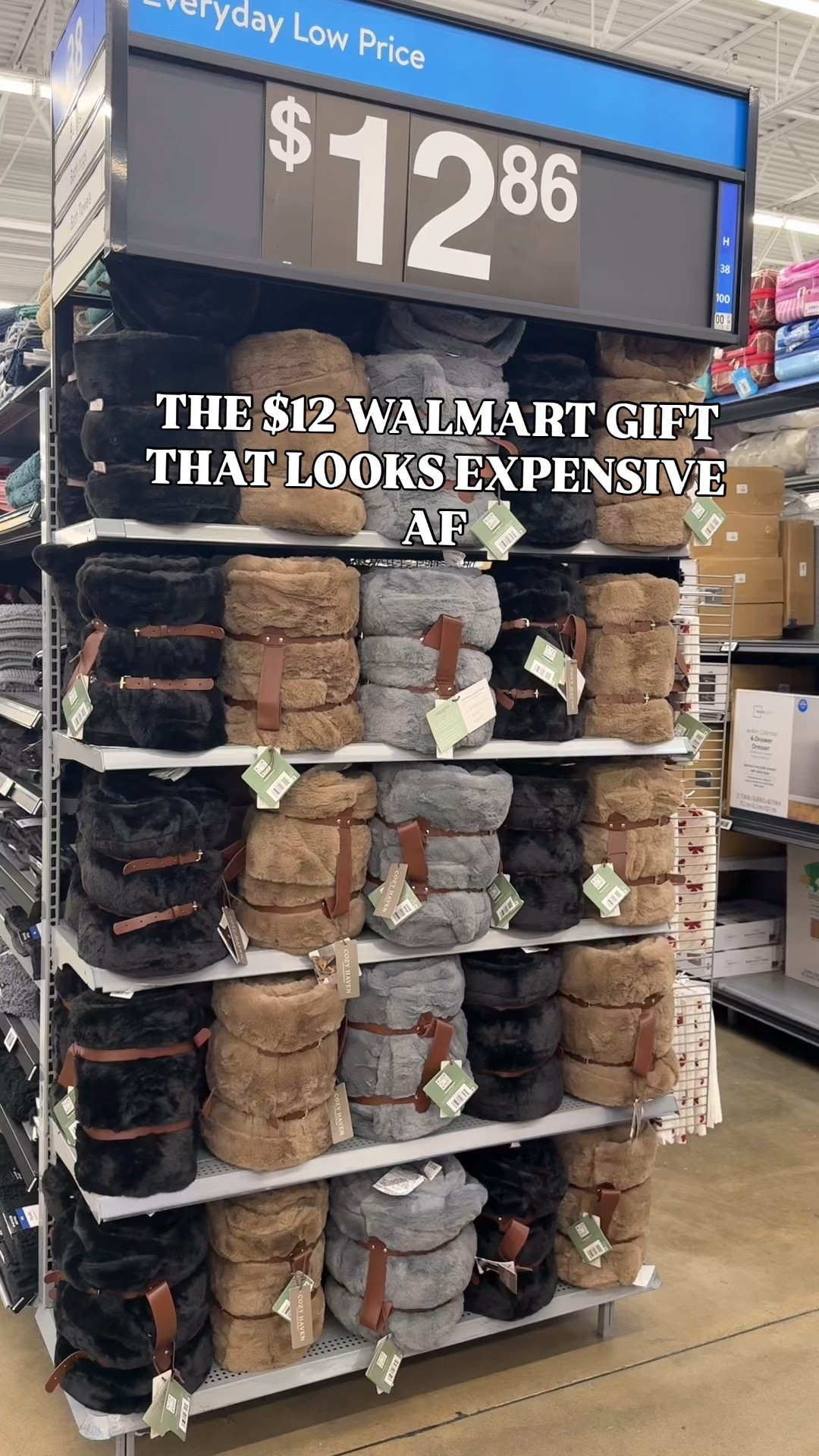 The easiest $12 gift from Walmart a ridiculously soft blanket with a cute strap that makes it look way more expensive. Comes in 4 colors and it’s such a good find.
I went back today to grab more and every single one was gone.

gift ideas walmart finds holiday gifts affordable gifts cozy gifts blanket gift under 15 mom finds easy gifts
#walmartfinds #walmartgiftideas #holidaygifts #christmasgifts #giftideas #cozygifts #budgetfriendlygifts #momsoftiktok #giftguide2025

#LTKGiftGuide #LTKHoliday