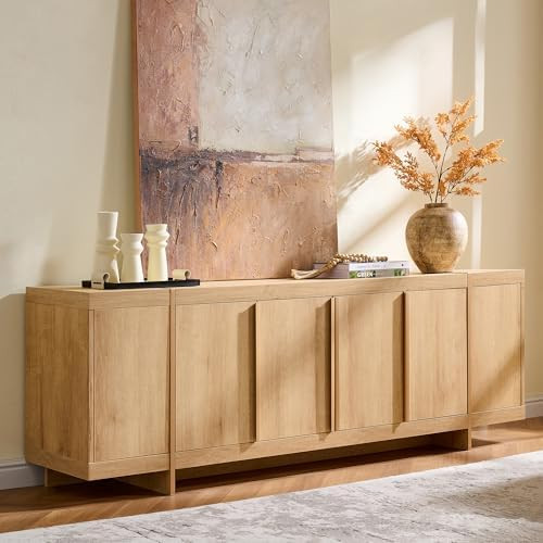 OKD Modern 70" TV Stand,Entertainment Center for TVs Up to 80",TV Console with Storage,Integrated... | Amazon (US)