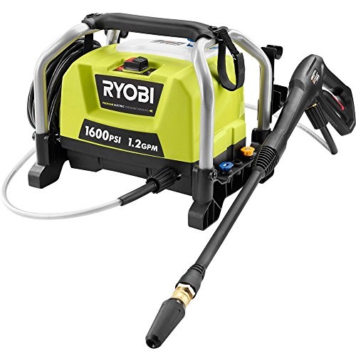 Ryobi 1,600 PSI 1.2-GPM Electric Pressure Washer | Amazon (US)